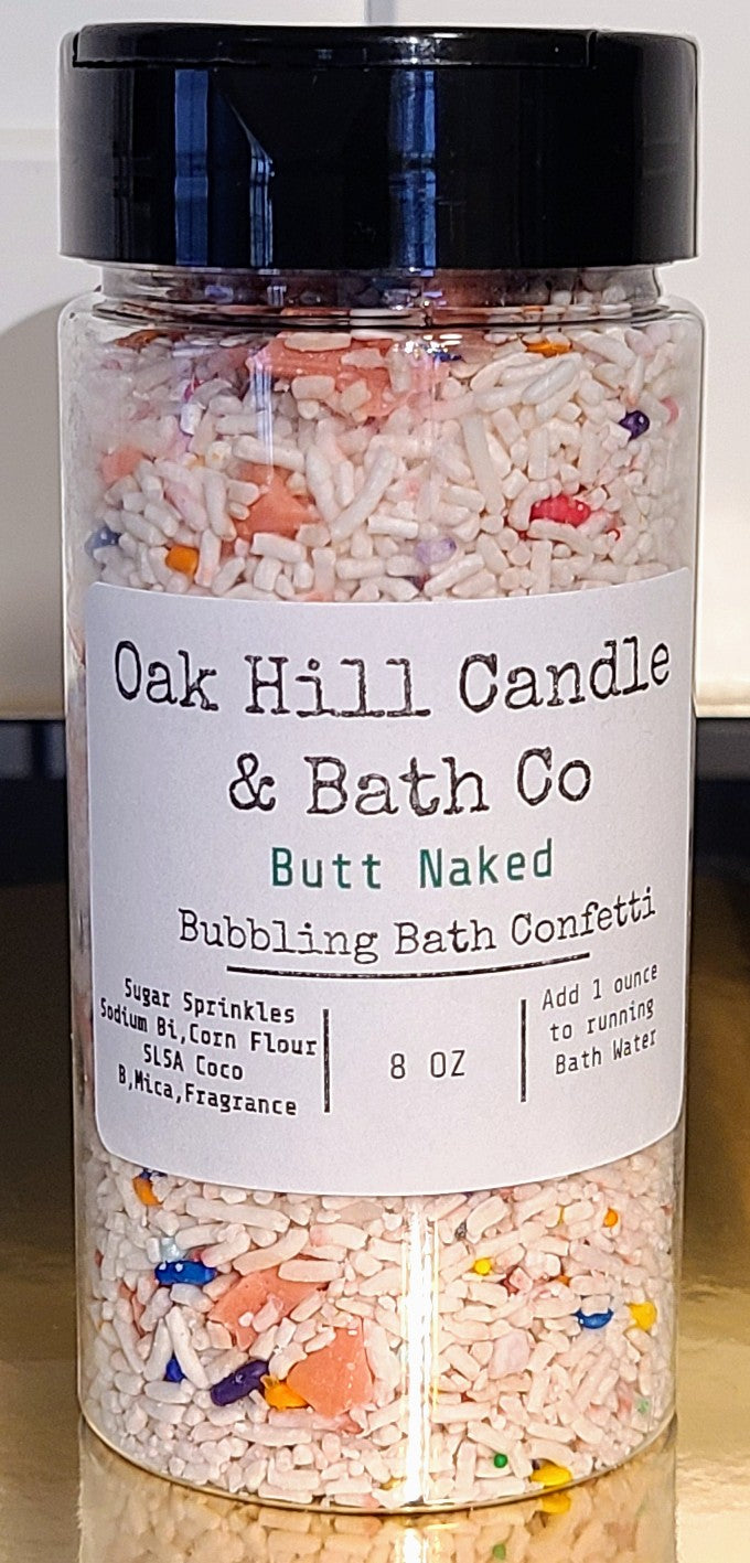 Butt Naked Bubbling Bath Confetti