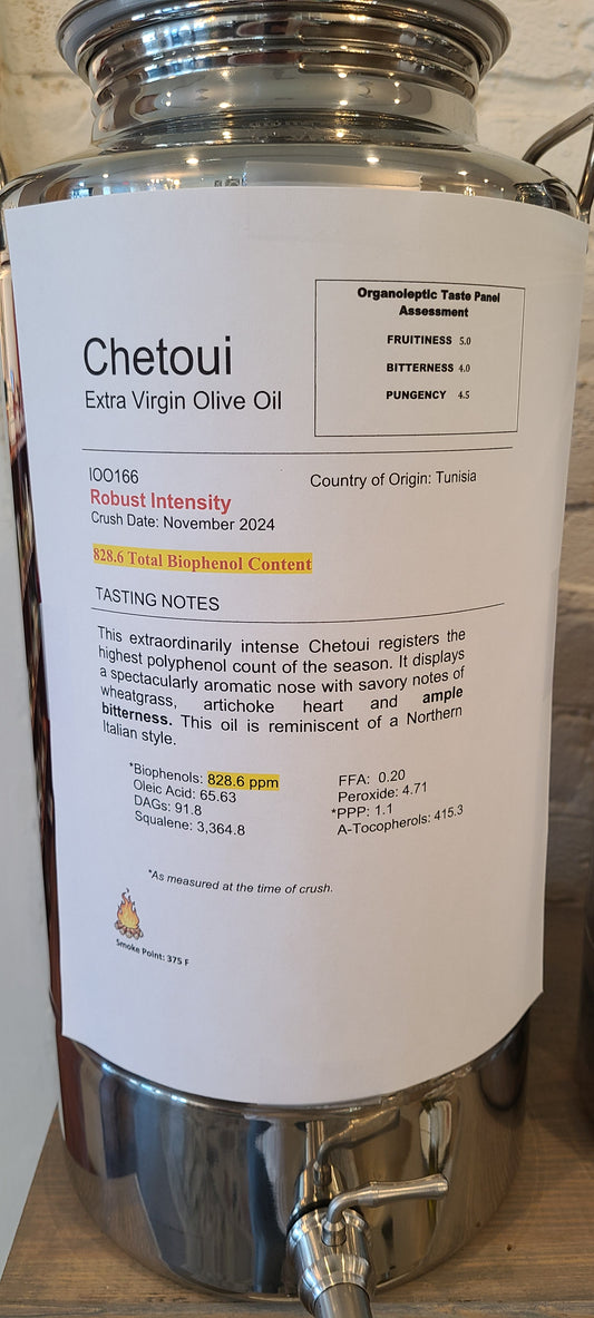 Chetoui Extra Virgin Olive Oil